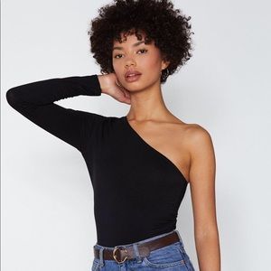 One shoulder bodysuit